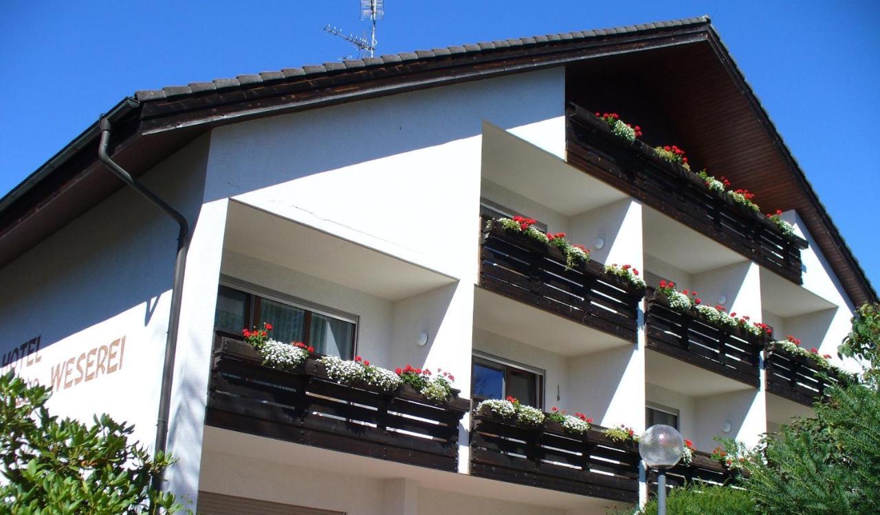 Hotel Garni Zur Weserei Kandern Esterno foto